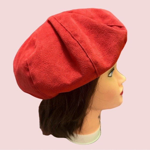 Frank Olive / Neiman Marcus vintage 1960’s 1970’s Red Beret Hat main image 10